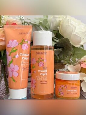 🆕🪷 SPATHECARY LIMITED EDITION “COASTAL CAPRI” BODY CARE SET. NEW FACTORY SEALED